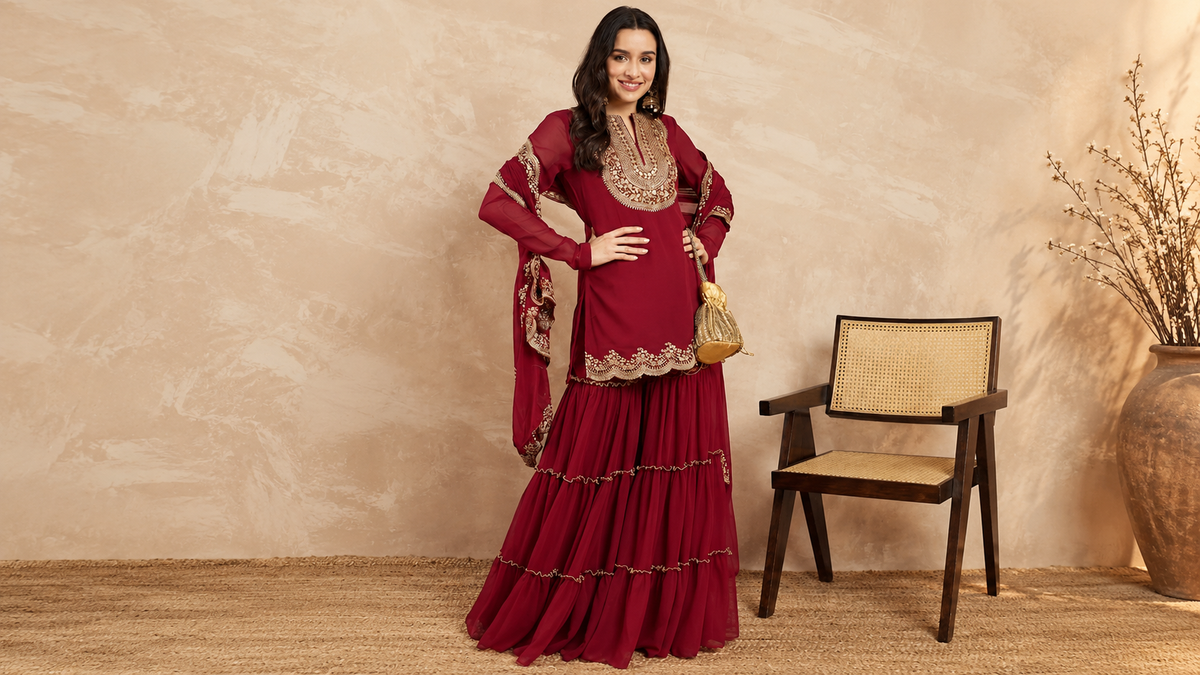 Sharara Suit Set